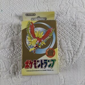 Y2K Vintage Pokemon Japanese Poker Deck Ho-Oh 1999 Rare Collectable PlayingCards